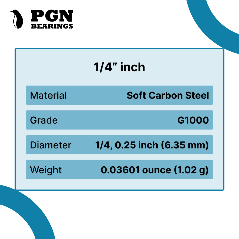 1/4" Inch Soft Carbon Steel Slingshot Balls