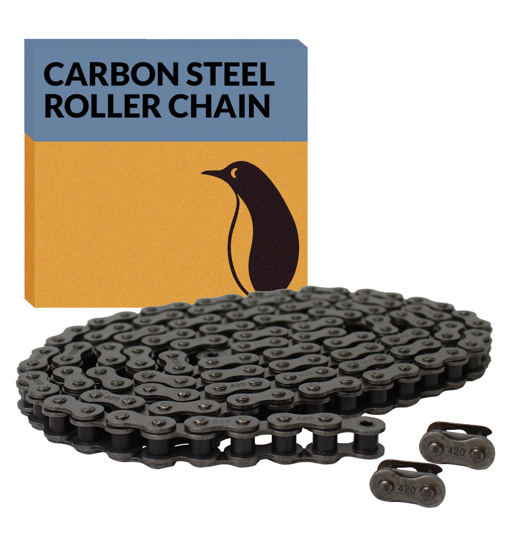 #420 Motorcycle Chain 10ft (240 Links) + 2 Connecting Links