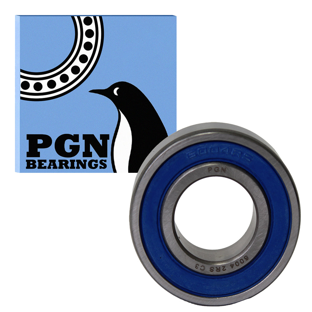 6004-2RS Ball Bearing - C3 Clearance - 20x42x12