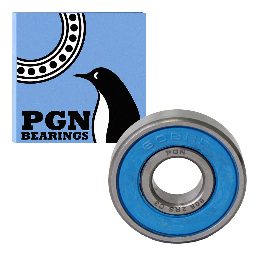 608-2RS Ball Bearing - C3 Clearance - 8x22x7