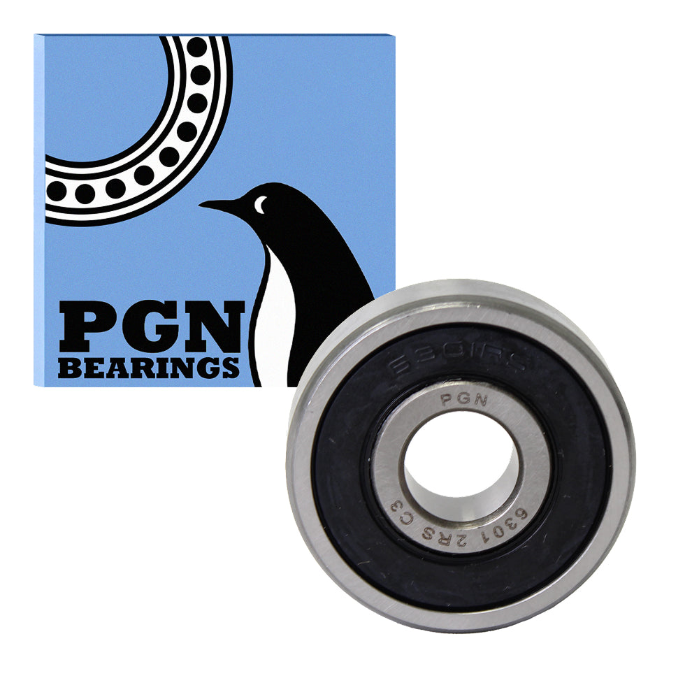 6301-2RS Ball Bearing - C3 Clearance - 12x37x12