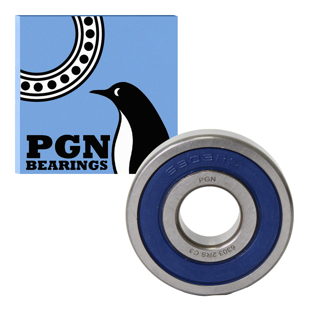 6303-2RS Ball Bearing - C3 Clearance - 17x47x14