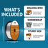 E71T-GS .035" (0.9 mm) Gasless Flux Core Welding Wire - 2 Lbs Spool