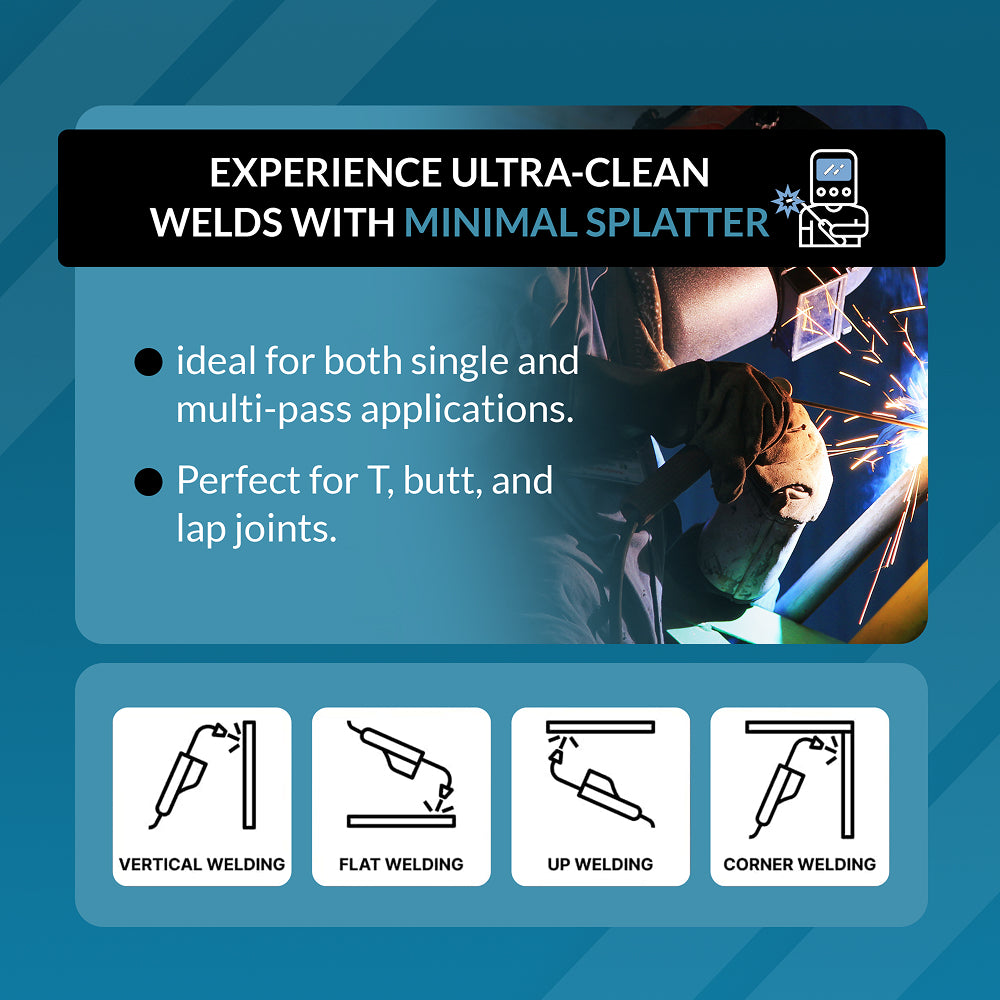 E71T-GS .030" Gasless Flux Core Welding Wire - 10lbs