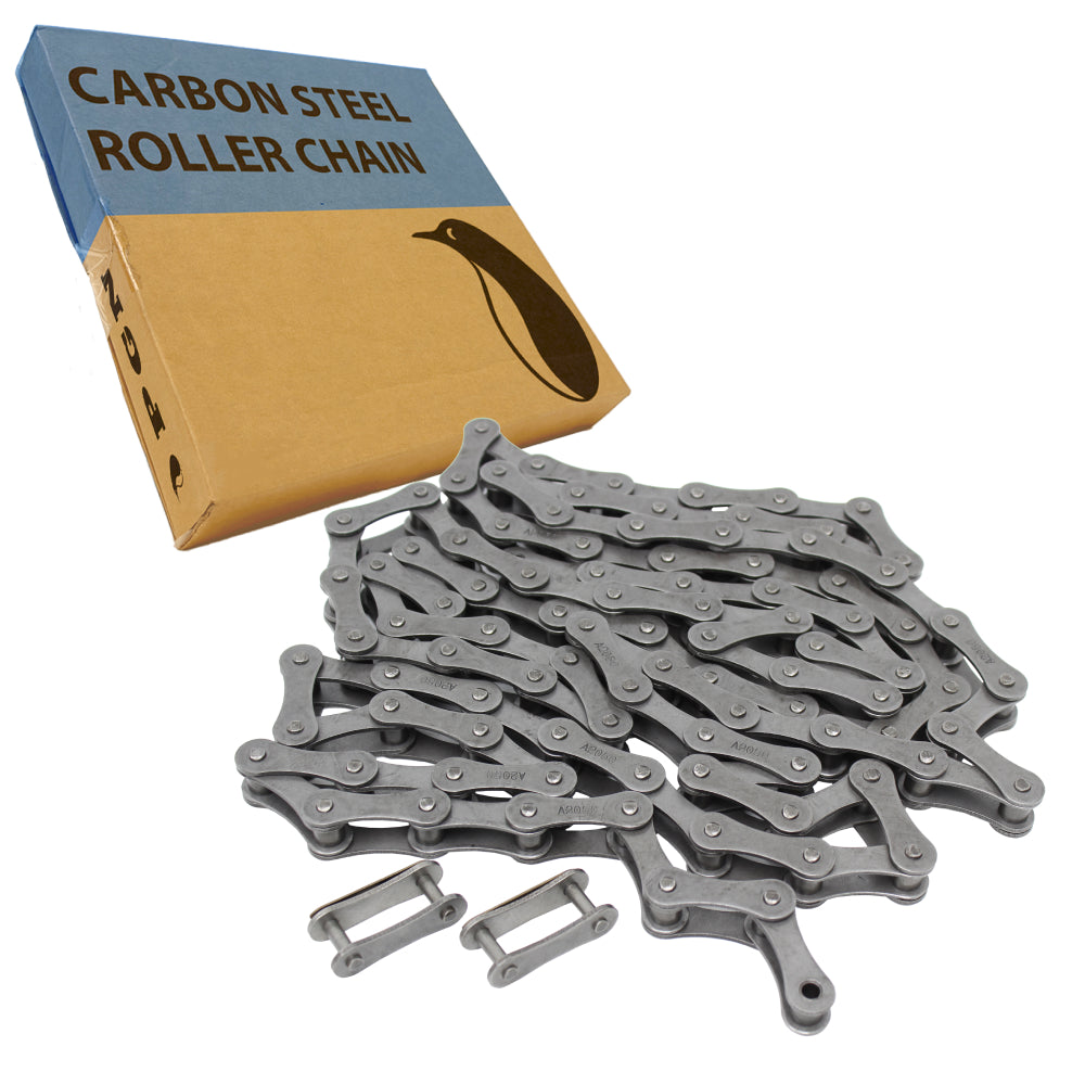 thumbnail image 2 of 50-2 Duplex Double Strand Roller Chain – 10 Feet + 2 Connecting Links – PGN Bearings 2 of 6