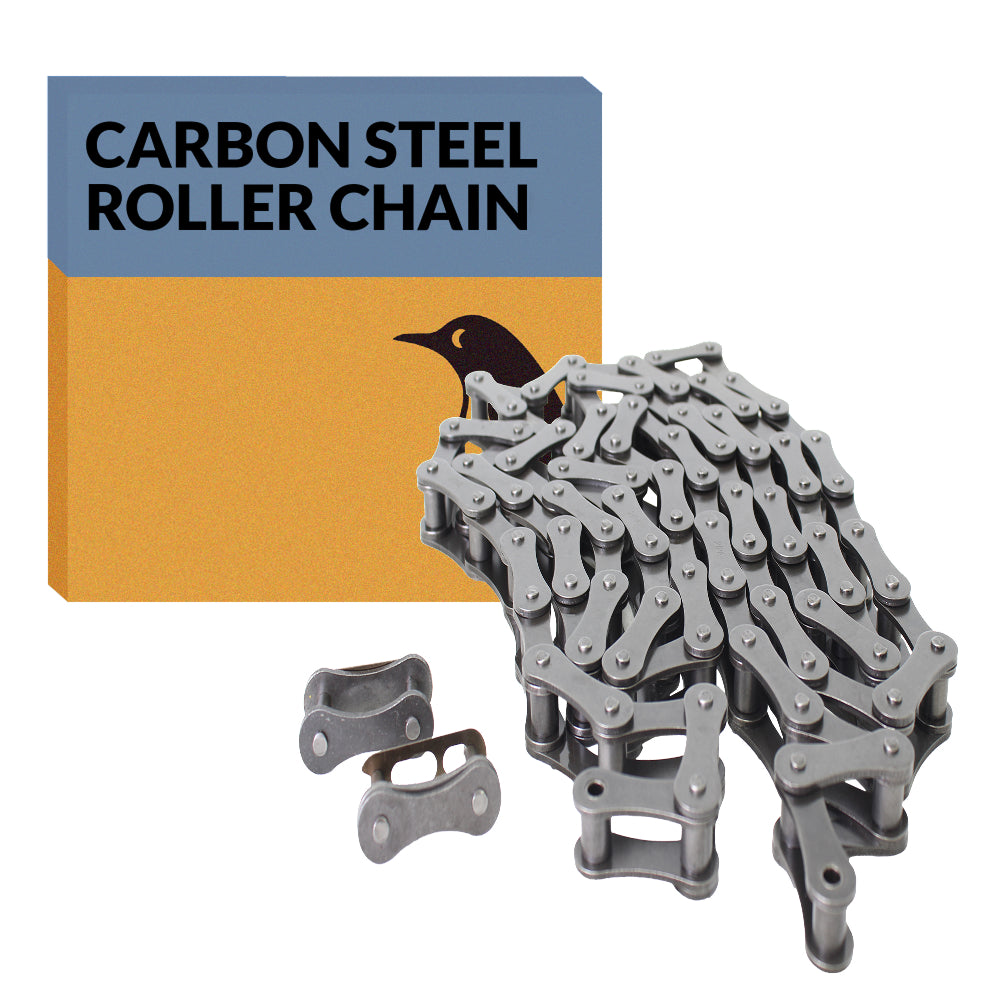 A2060 Conveyor Roller Chain x 10 Feet + 2 Connecting Links