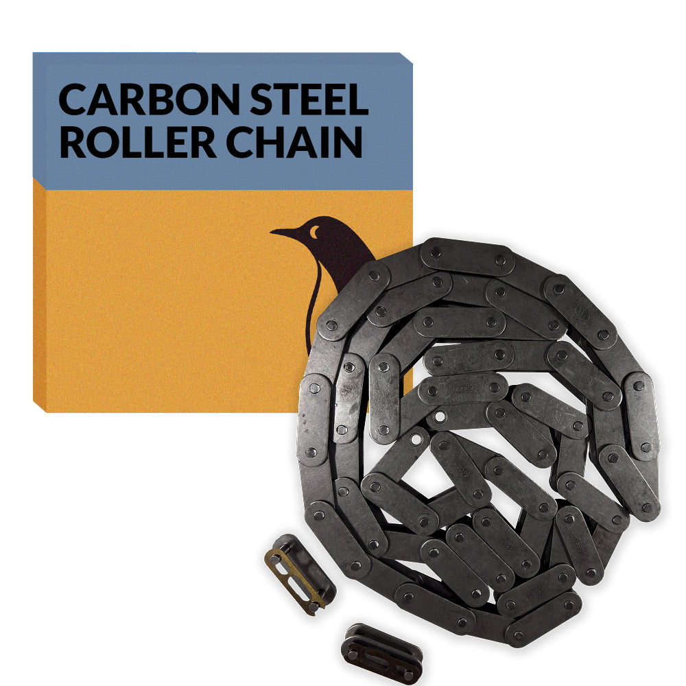 C2080 Conveyor Roller Chain x 10 Feet + 2 Connecting Links