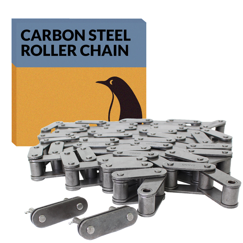 CA550 Agricultural Conveyor Roller Chain x 10 FT + 2 Connecting Links