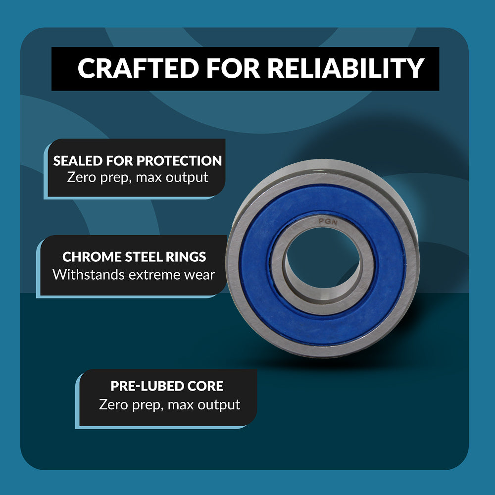 6004-2RS Ball Bearing - C3 Clearance - 20x42x12