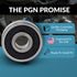6301-2RS Ball Bearing - C3 Clearance - 12x37x12