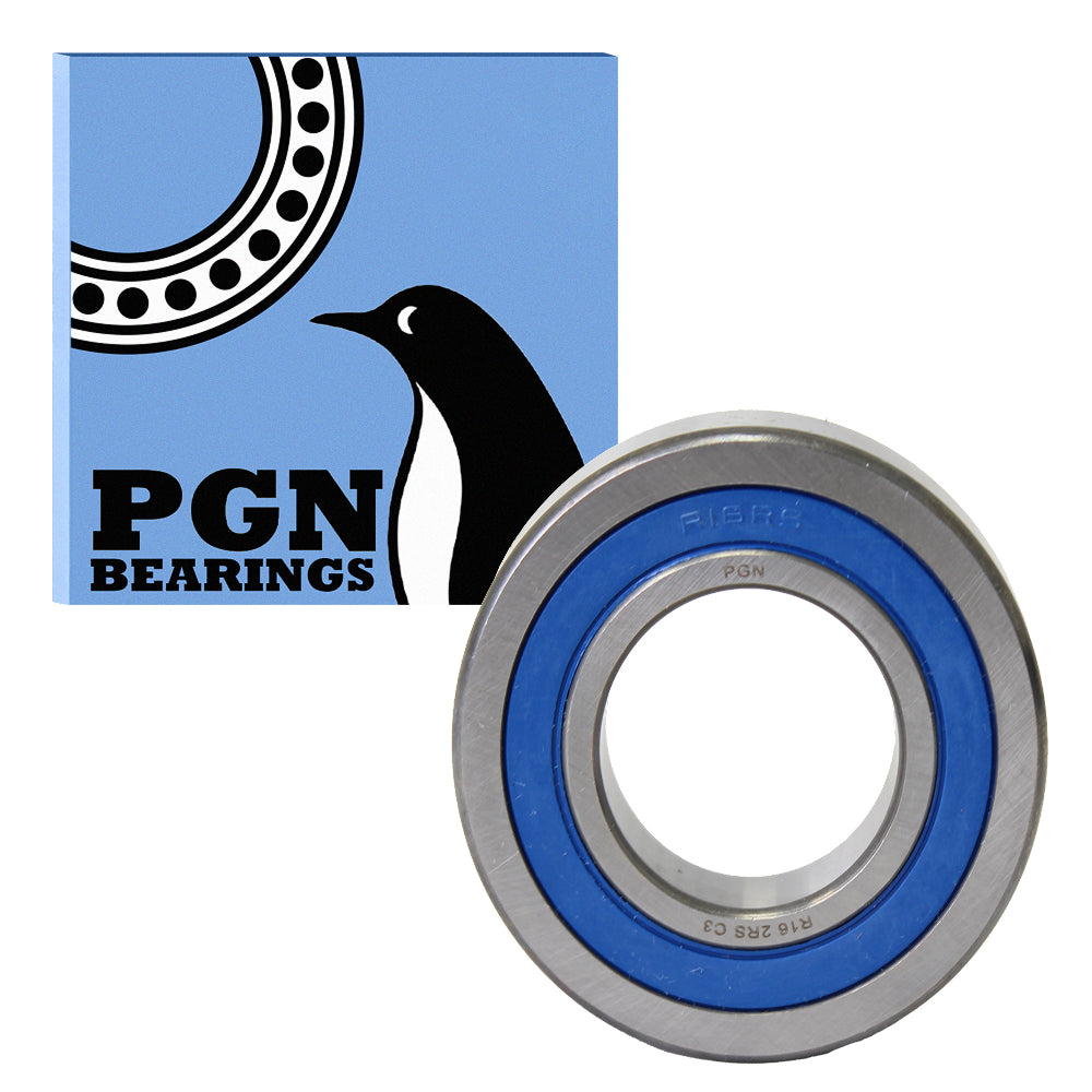 R16-2RS Ball Bearing - C3 Clearance - 1"x2"x1/2"