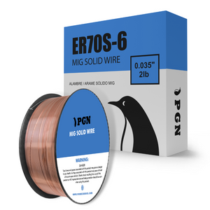 ER70S-6 .035" (0.9 mm) Mild Steel MIG Welding Wire - 2 Lbs Spool