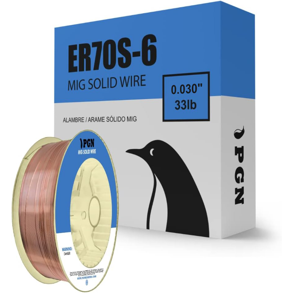 ER70S-6 .030" (0.8 mm) Mild Steel MIG Welding Wire - 33 Lbs Spool