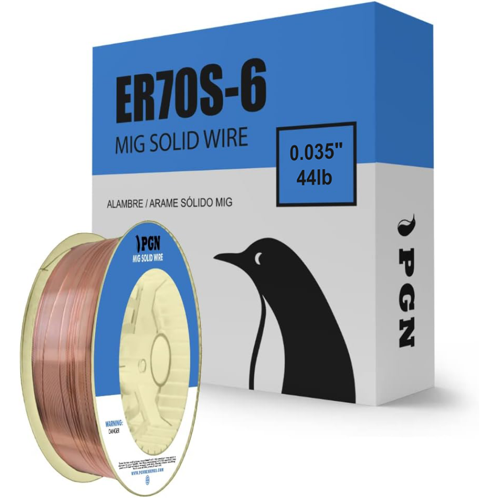 ER70S6 .035" (0.9 mm) 44Lb Mild Steel MIG Welding Wire PGN Bearings