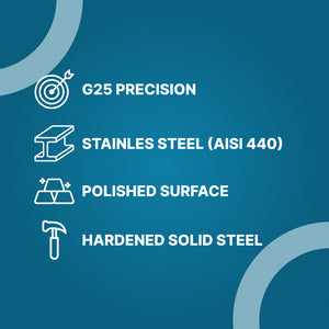 1/8" Inch G25 440c Stainless Steel Bearing Balls