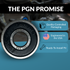 PGN 1603-2RS Bearing - C0 Pre-Lubricated Chrome Steel Sealed Ball Bearing