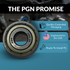 PGN 1603-ZZ Bearing - C0 Pre-Lubricated Chrome Steel Sealed Ball Bearing