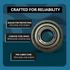 PGN 1603-ZZ Bearing - C0 Pre-Lubricated Chrome Steel Sealed Ball Bearing