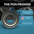 PGN 1604-ZZ Bearing - C0 Pre-Lubricated Chrome Steel Sealed Ball Bearing