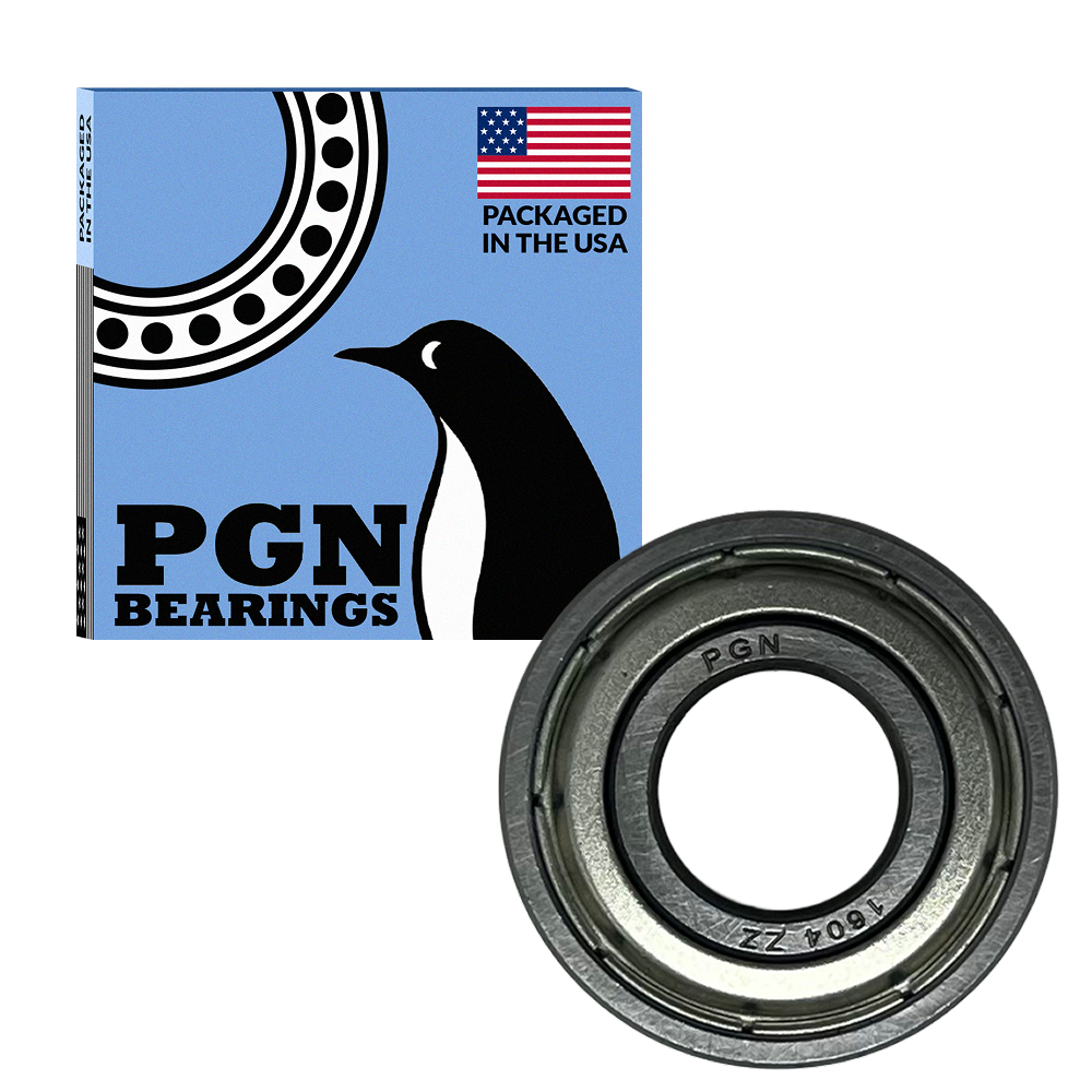 PGN 1604-ZZ Bearing - C0 Pre-Lubricated Chrome Steel Sealed Ball Bearing