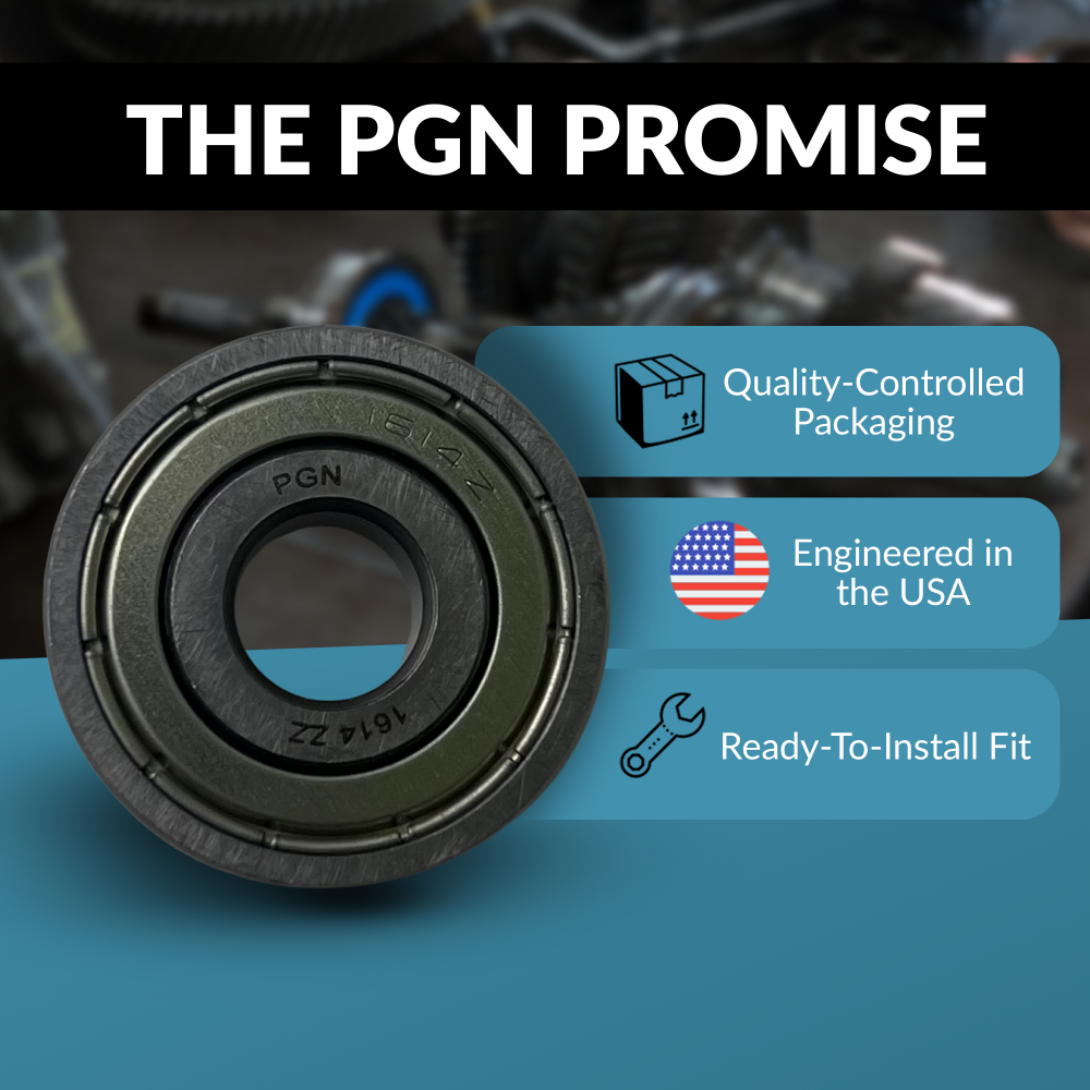 PGN 1614-ZZ Bearing - C0 Pre-Lubricated Chrome Steel Sealed Ball Bearing