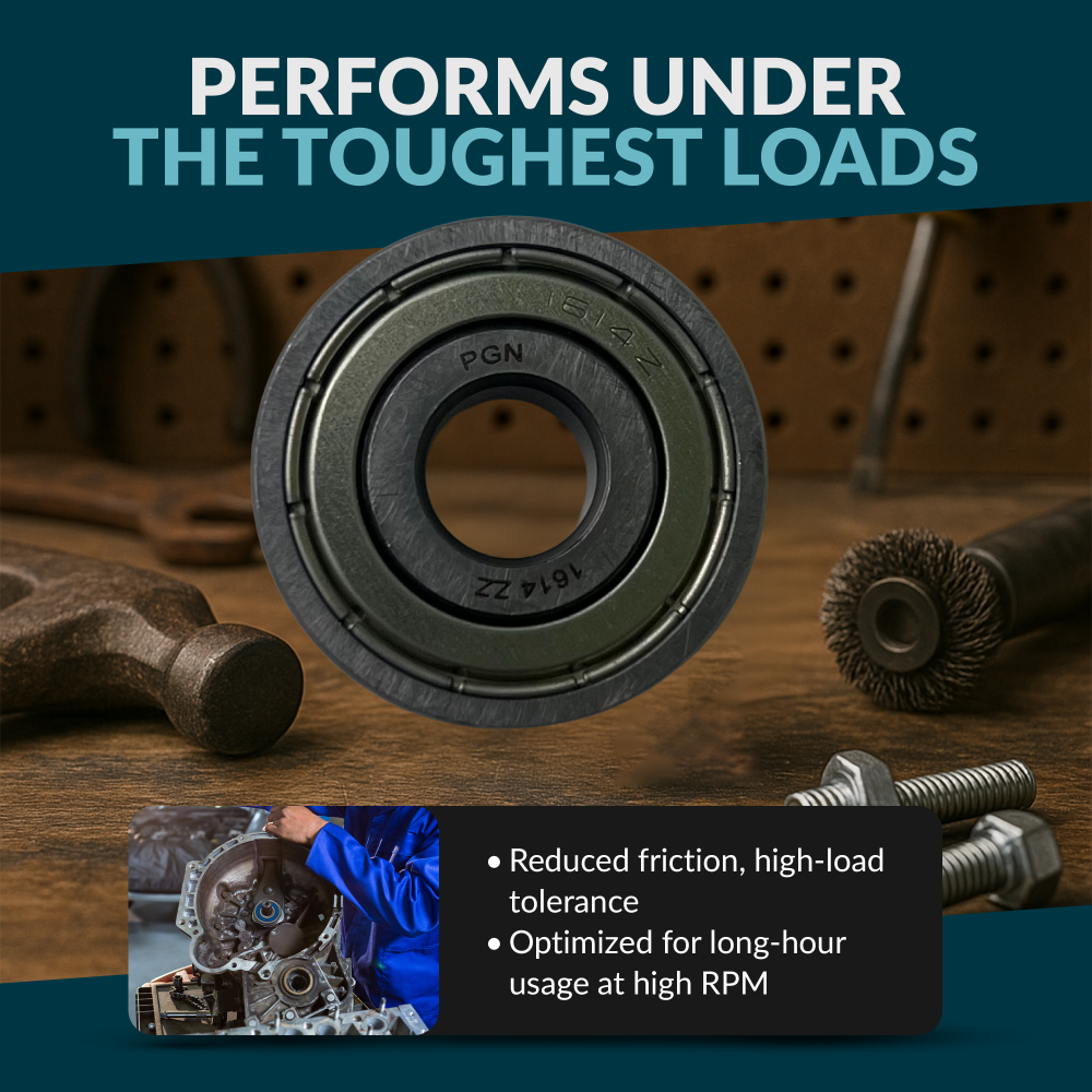 PGN 1614-ZZ Bearing - C0 Pre-Lubricated Chrome Steel Sealed Ball Bearing