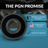 PGN 1621-2RS Bearing - C0 Pre-Lubricated Chrome Steel Sealed Ball Bearing