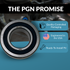 PGN 1641-2RS Bearing - C0 Pre-Lubricated Chrome Steel Sealed Ball Bearing