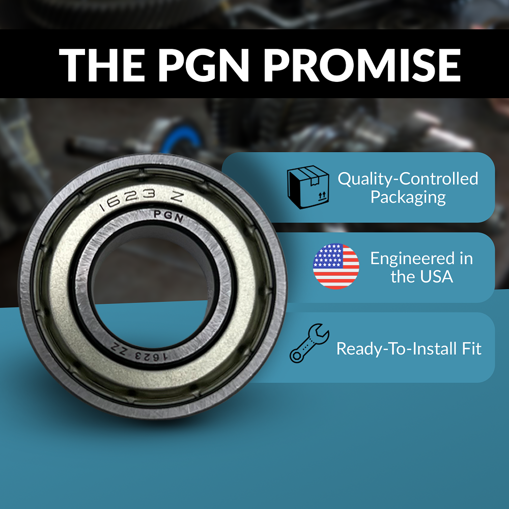 PGN 1623-ZZ Bearing - C0 Pre-Lubricated Chrome Steel Sealed Ball Bearing