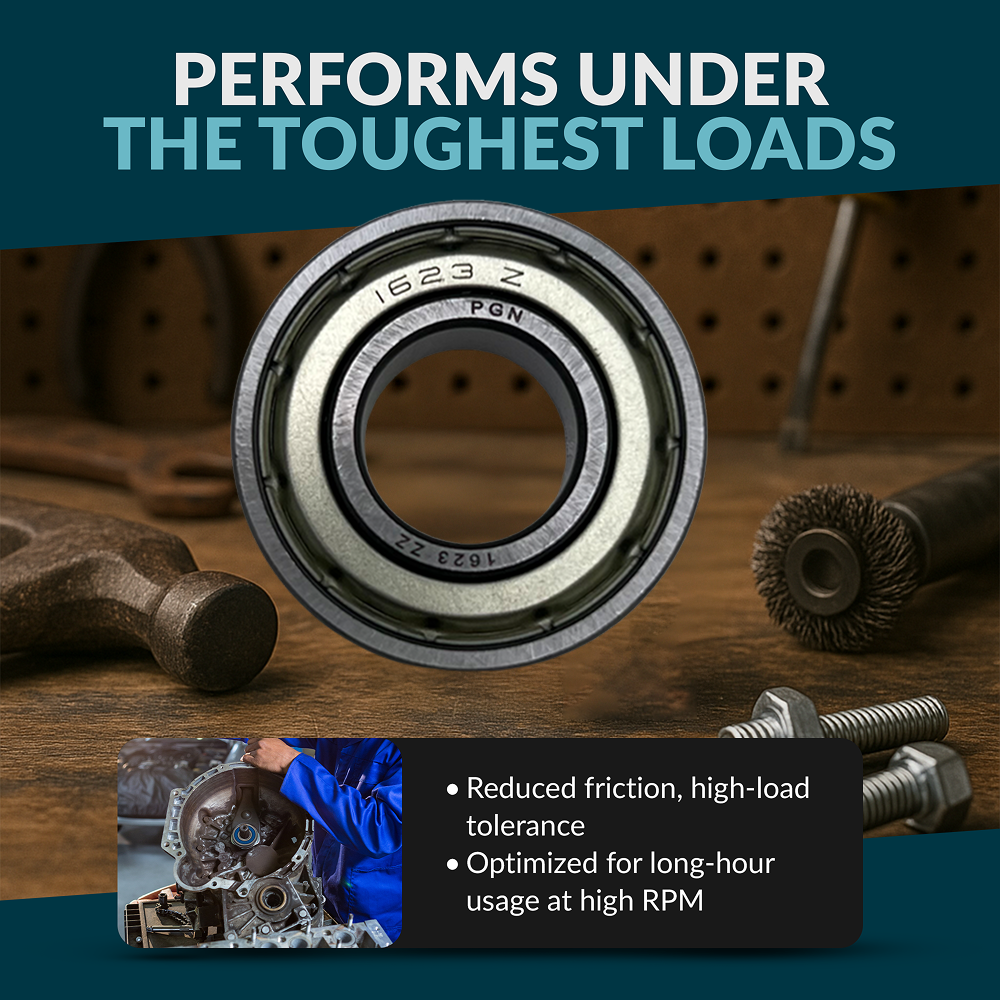 PGN 1623-ZZ Bearing - C0 Pre-Lubricated Chrome Steel Sealed Ball Bearing
