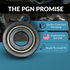 PGN 1638-ZZ Bearing - C0 Pre-Lubricated Chrome Steel Sealed Ball Bearing