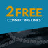 #180 Roller Chain x 10 feet + 2 Free Connecting Links