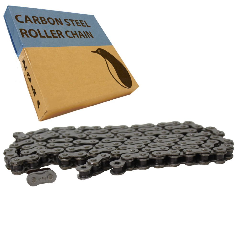 415H Heavy Duty Chain – 110 Links – Fits 49cc, 60cc, 66cc, 80cc 2-Stroke Motorized Bicycles & Dirt Bikes