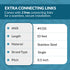 #41SS Stainless Steel Roller Chain x 10 feet + 2 Free Connecting Links