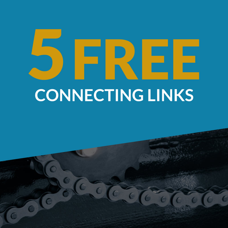 10B Roller Chain 10 Feet plus Connecting Master Link