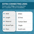 #50H Heavy Duty Roller Chain x 10 feet + 10 Free Connecting Links
