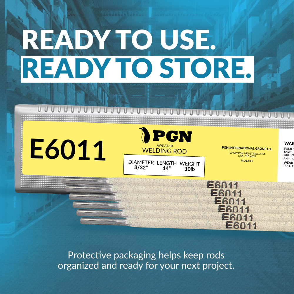 E6011 3/32" 10LB Welding Rods, AC/DC All Position