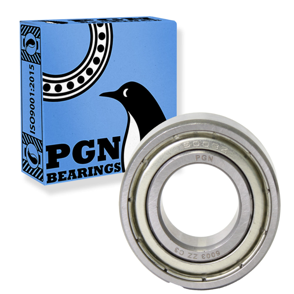 6003-ZZ Ball Bearing - C3 Clearance - 17x35x10