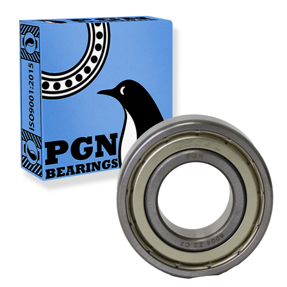 6004-ZZ Ball Bearing - C3 Clearance - 20x42x12