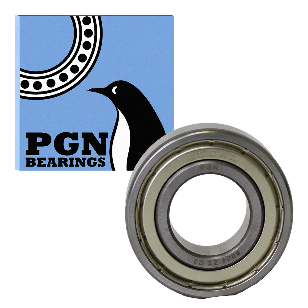 6004-ZZ Ball Bearing - C3 Clearance - 20x42x12