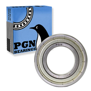 6005-ZZ Bearing - Lubricated Chrome Steel Sealed Ball Bearing - 25x47x12mm Bearings with Metal Shield & High RPM Support