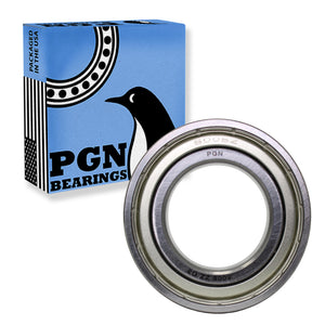 6006-ZZ Bearing - Lubricated Chrome Steel Sealed Ball Bearing - 30x55x13mm Bearings with Metal Shield & High RPM Support
