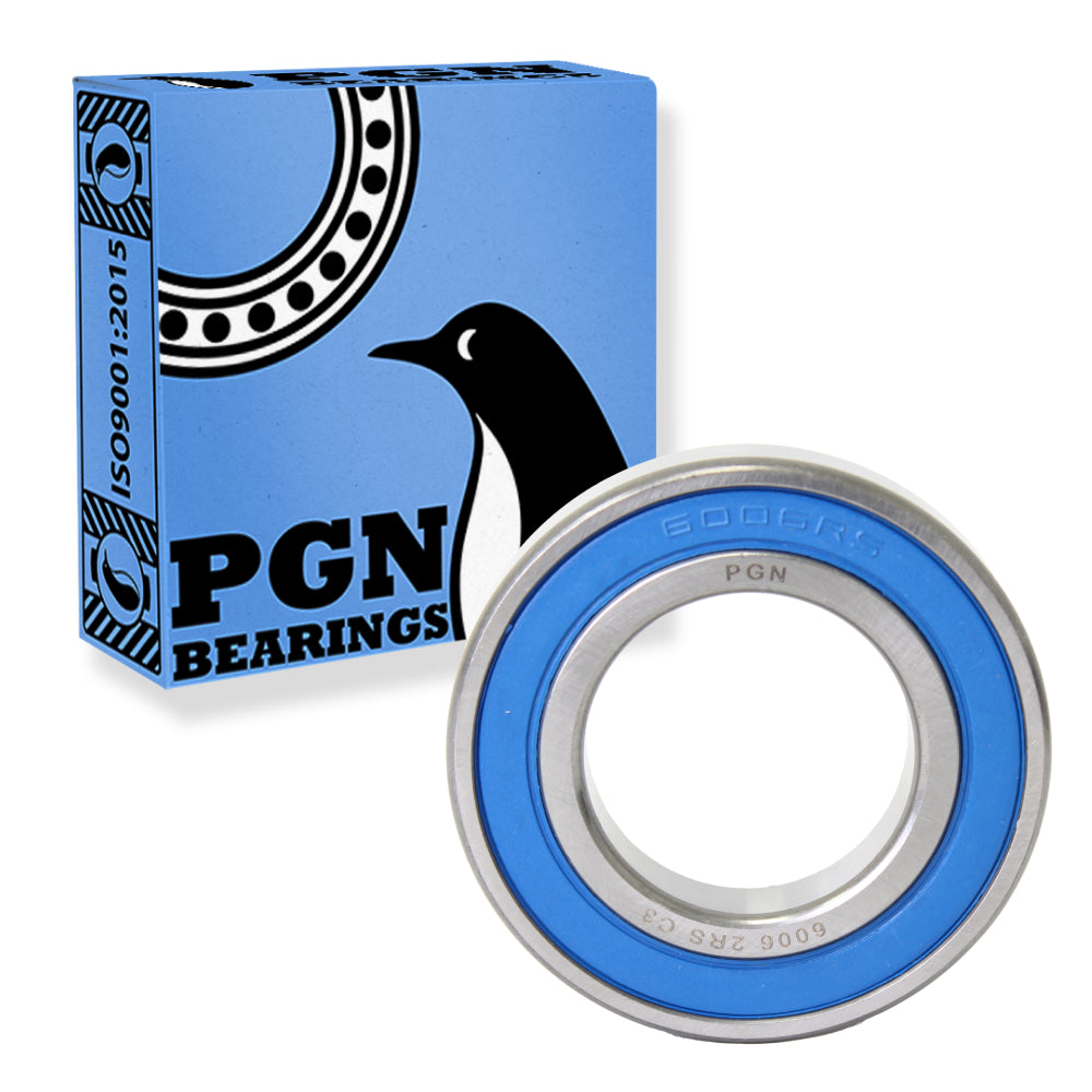 6006-2RS Ball Bearing - C3 Clearance - 30x55x13