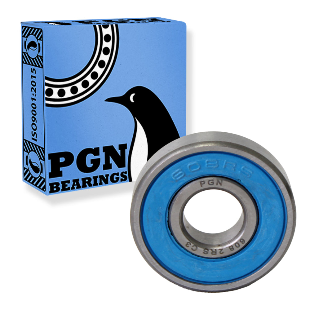 608-2RS Ball Bearing - C3 Clearance - 8x22x7