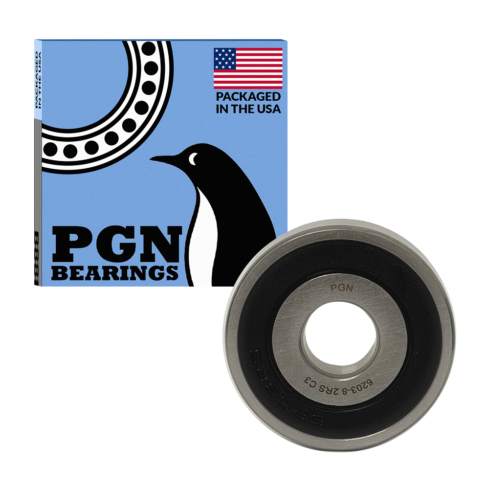 6203-2RS-8 Ball Bearing - C3 Clearance - 1/2"x 40x12