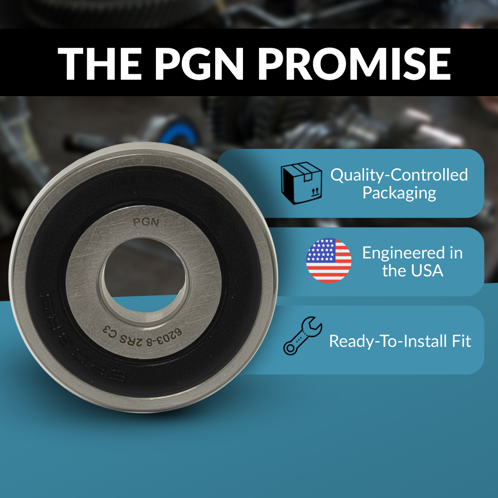 6203-2RS-8 Ball Bearing - C3 Clearance - 1/2"x 40x12