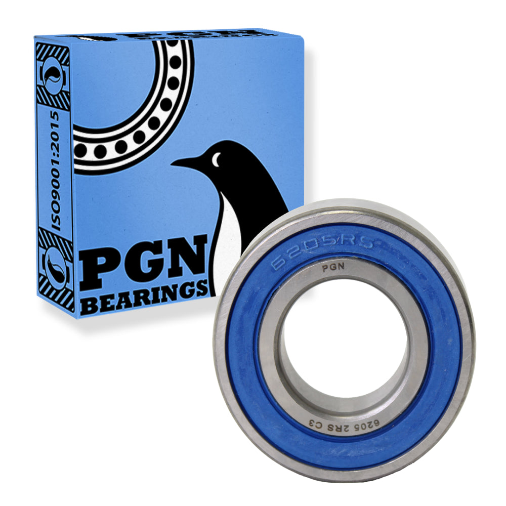 6205-2RS Ball Bearing - C3 Clearance - 25x52x15