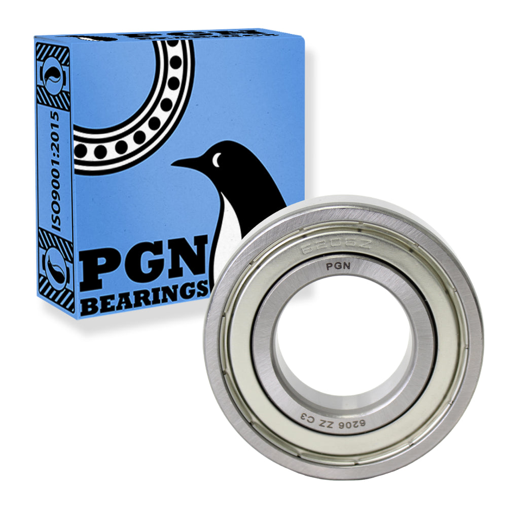 6206-ZZ Ball Bearing - C3 Clearance - 30x62x16