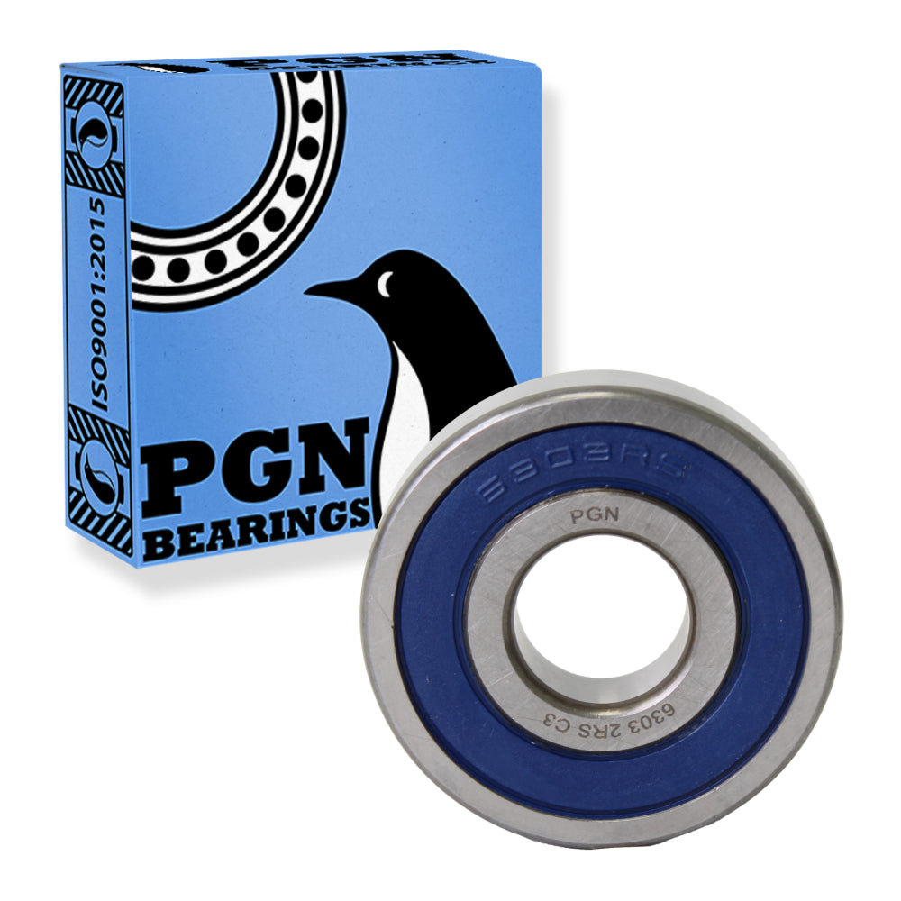 6303-2RS Ball Bearing - C3 Clearance - 17x47x14