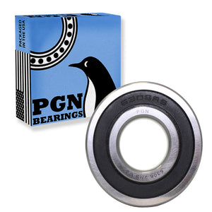 6306-2RS Bearing - Lubricated Chrome Steel Sealed Ball Bearing - 30x72x19mm Bearings with Rubber Seal & High RPM Support